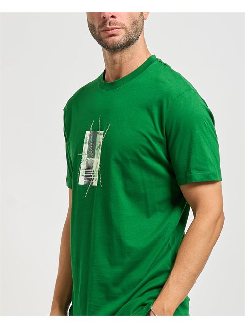 Men's Armani Exchange crew neck T-shirt with print ARMANI EXCHANGE | XM001440-AF10358U7351